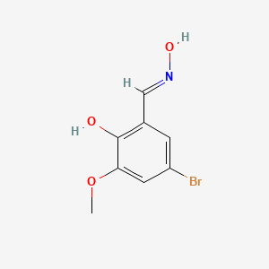 4-bromo-2-[(1E)-(hydroxyimino)methyl]-6-methoxyphenol