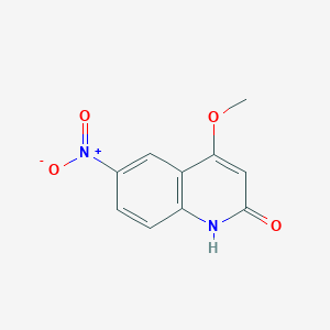 molecular formula C10H8N2O4 B2924876 4-甲氧基-6-硝基喹啉-2(1H)-酮 CAS No. 934687-51-1