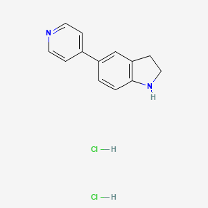 5-(Pyridin-4-yl)indoline dihydrochloride