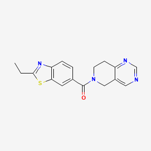 (7,8-dihydropyrido[4,3-d]pyrimidin-6(5H)-yl)(2-ethylbenzo[d]thiazol-6-yl)methanone