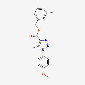 3-methylbenzyl 1-(4-methoxyphenyl)-5-methyl-1H-1,2,3-triazole-4-carboxylate
