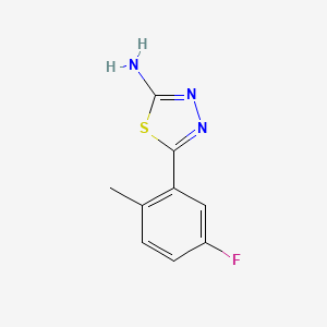 5-(5-Fluoro-2-methylphenyl)-1,3,4-thiadiazol-2-amine