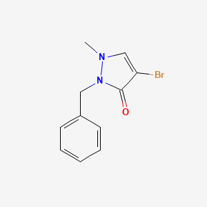 2-Benzyl-4-bromo-1-methyl-1H-pyrazol-3(2H)-one