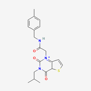 N-[(4-methylphenyl)methyl]-2-[3-(2-methylpropyl)-2,4-dioxo-1H,2H,3H,4H-thieno[3,2-d]pyrimidin-1-yl]acetamide