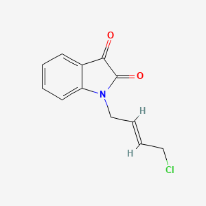 molecular formula C12H10ClNO2 B2925037 1-[(E)-4-chlorobut-2-enyl]indole-2,3-dione CAS No. 866152-33-2