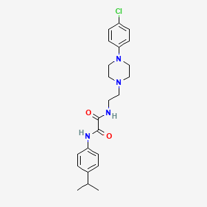 N1-(2-(4-(4-chlorophenyl)piperazin-1-yl)ethyl)-N2-(4-isopropylphenyl)oxalamide