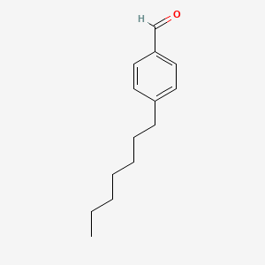 molecular formula C14H20O B2925067 4-Heptylbenzaldehyde CAS No. 49763-67-9