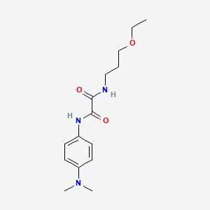 N1-(4-(dimethylamino)phenyl)-N2-(3-ethoxypropyl)oxalamide