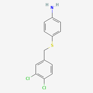 4-[(3,4-Dichlorobenzyl)sulfanyl]aniline