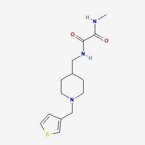 N1-methyl-N2-((1-(thiophen-3-ylmethyl)piperidin-4-yl)methyl)oxalamide