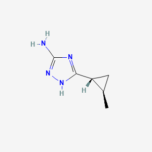 rel-5-[(1R,2R)-2-methylcyclopropyl]-4H-1,2,4-triazol-3-amine