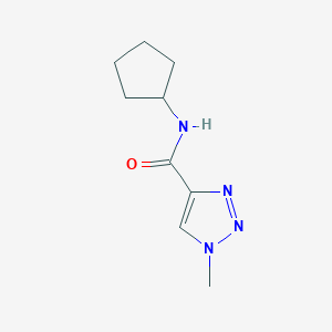 molecular formula C9H14N4O B2925121 N-cyclopentyl-1-methyl-1H-1,2,3-triazole-4-carboxamide CAS No. 1219914-06-3