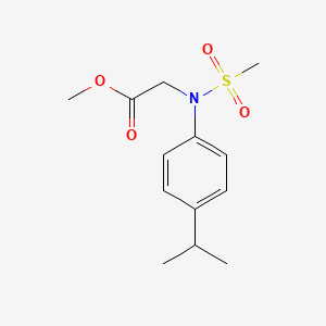 Methyl N-(4-isopropylphenyl)-N-(methylsulfonyl)glycinate