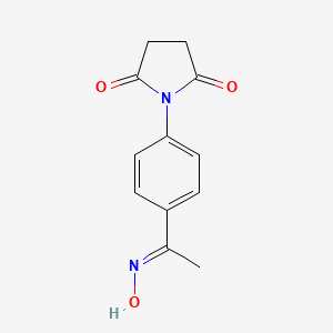 1-{4-[1-(Hydroxyimino)ethyl]phenyl}pyrrolidine-2,5-dione