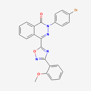 2-(4-bromophenyl)-4-(3-(2-methoxyphenyl)-1,2,4-oxadiazol-5-yl)phthalazin-1(2H)-one