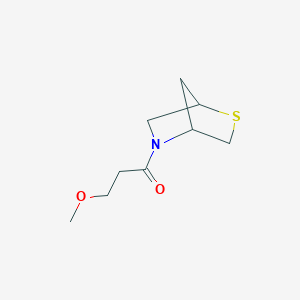 1-(2-Thia-5-azabicyclo[2.2.1]heptan-5-yl)-3-methoxypropan-1-one