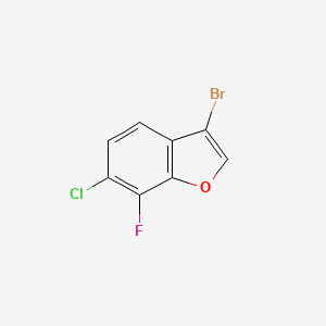 3-Bromo-6-chloro-7-fluoro-1-benzofuran