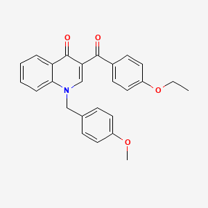 3-(4-ethoxybenzoyl)-1-(4-methoxybenzyl)quinolin-4(1H)-one