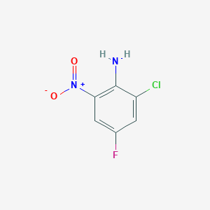 molecular formula C6H4ClFN2O2 B2925194 2-Chloro-4-fluoro-6-nitroaniline CAS No. 153505-32-9