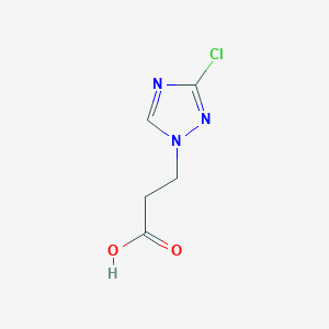 3-(3-chloro-1H-1,2,4-triazol-1-yl)propanoic acid