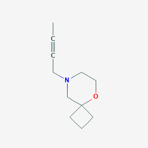 8-But-2-ynyl-5-oxa-8-azaspiro[3.5]nonane
