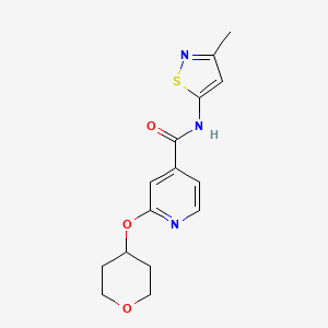 N-(3-methylisothiazol-5-yl)-2-((tetrahydro-2H-pyran-4-yl)oxy)isonicotinamide