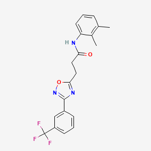 N-(2,3-dimethylphenyl)-3-{3-[3-(trifluoromethyl)phenyl]-1,2,4-oxadiazol-5-yl}propanamide