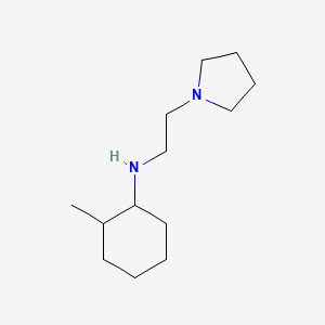 2-methyl-N-(2-pyrrolidin-1-ylethyl)cyclohexan-1-amine