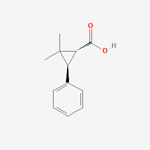 (1R,3R)-2,2-dimethyl-3-phenylcyclopropane-1-carboxylic acid