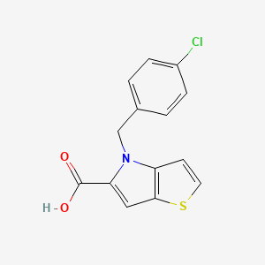 4-(4-chlorobenzyl)-4H-thieno[3,2-b]pyrrole-5-carboxylic acid
