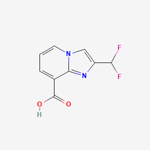 2-(Difluoromethyl)imidazo[1,2-a]pyridine-8-carboxylic acid