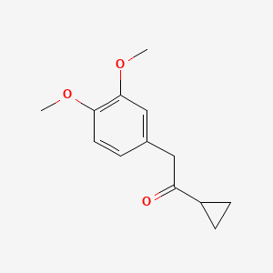 1-Cyclopropyl-2-(3,4-dimethoxyphenyl)ethanone