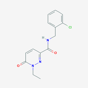 N-(2-chlorobenzyl)-1-ethyl-6-oxo-1,6-dihydropyridazine-3-carboxamide