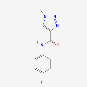 N-(4-fluorophenyl)-1-methyl-1H-1,2,3-triazole-4-carboxamide