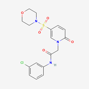 N-(3-chlorophenyl)-2-[5-(morpholin-4-ylsulfonyl)-2-oxopyridin-1(2H)-yl]acetamide