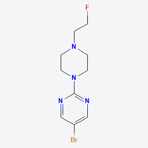 5-Bromo-2-(4-(2-fluoroethyl)piperazin-1-yl)pyrimidine
