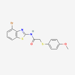 N-(4-bromobenzo[d]thiazol-2-yl)-2-((4-methoxyphenyl)thio)acetamide