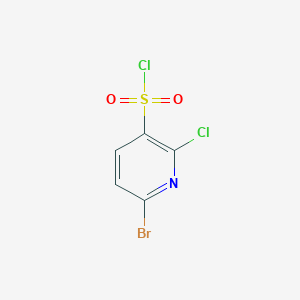 molecular formula C5H2BrCl2NO2S B2925384 6-Bromo-2-chloropyridine-3-sulfonyl chloride CAS No. 1261662-60-5