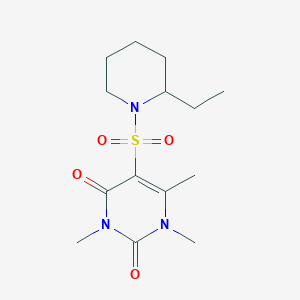 5-((2-ethylpiperidin-1-yl)sulfonyl)-1,3,6-trimethylpyrimidine-2,4(1H,3H)-dione