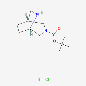 tert-butyl rac-(1S,5S)-3,6-diazabicyclo[3.2.2]nonane-3-carboxylate hydrochloride