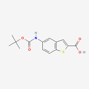 5-tert-Butoxycarbonylamino-benzo[b]thiophene-2-carboxylic acid
