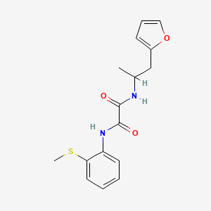 N1-(1-(furan-2-yl)propan-2-yl)-N2-(2-(methylthio)phenyl)oxalamide