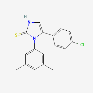 5-(4-chlorophenyl)-1-(3,5-dimethylphenyl)-1H-imidazole-2-thiol