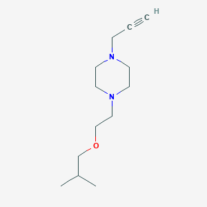 1-[2-(2-Methylpropoxy)ethyl]-4-(prop-2-yn-1-yl)piperazine