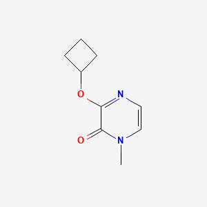 molecular formula C9H12N2O2 B2925442 3-Cyclobutoxy-1-methyl-1,2-dihydropyrazin-2-one CAS No. 2201738-57-8