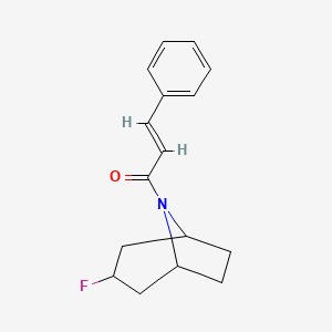 (E)-1-(3-Fluoro-8-azabicyclo[3.2.1]octan-8-yl)-3-phenylprop-2-en-1-one