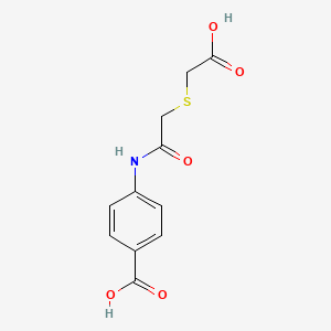 4-({2-[(Carboxymethyl)sulfanyl]acetyl}amino)benzenecarboxylic acid