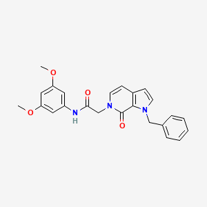 2-(1-benzyl-7-oxo-1H-pyrrolo[2,3-c]pyridin-6(7H)-yl)-N-(3,5-dimethoxyphenyl)acetamide