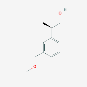 (2R)-2-[3-(Methoxymethyl)phenyl]propan-1-ol