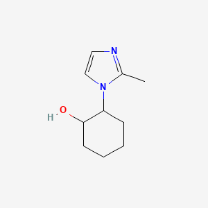 2-(2-methyl-1H-imidazol-1-yl)cyclohexan-1-ol